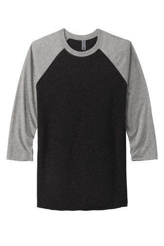 Next Level Apparel® Unisex Tri-Blend 3/4-Sleeve Raglan Tee