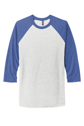 Next Level Apparel® Unisex Tri-Blend 3/4-Sleeve Raglan Tee